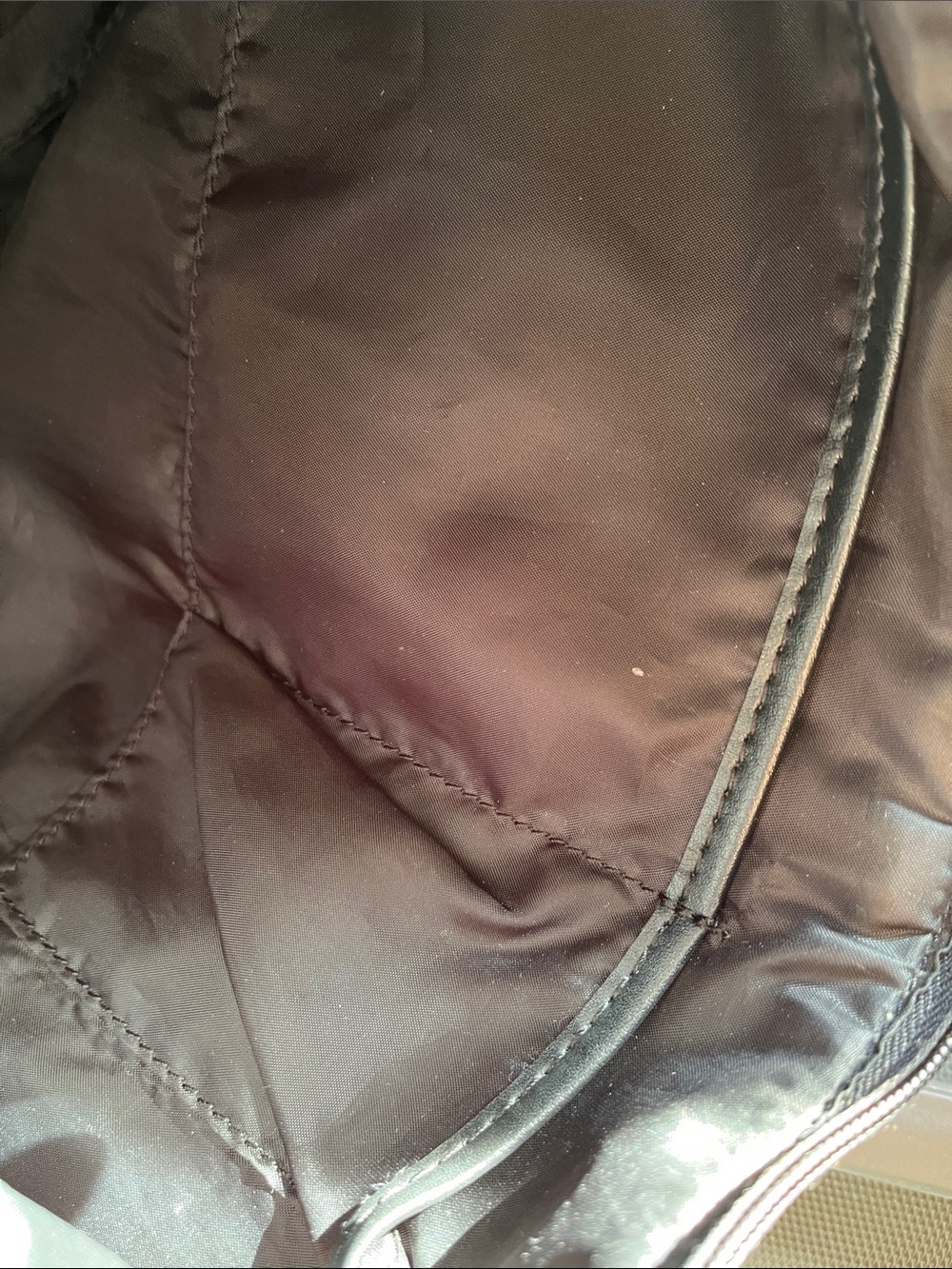 Tommy Hilfiger Beige and Black Monogram Shoulder Bag - Picture 9 of 9